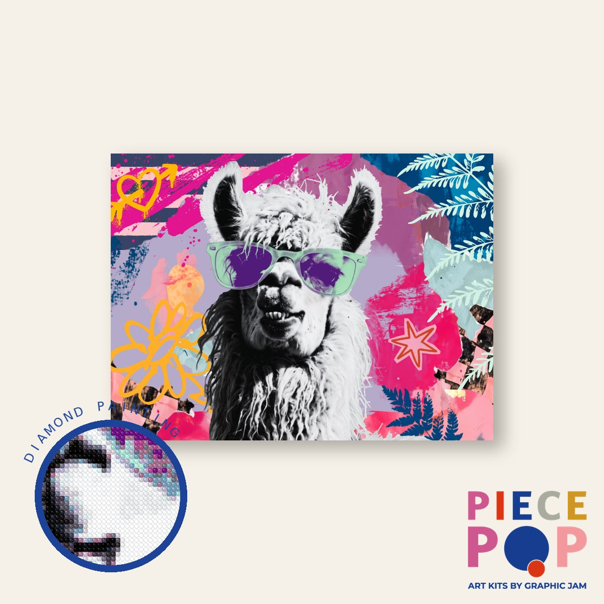 Diamond Painting - Llama Drama