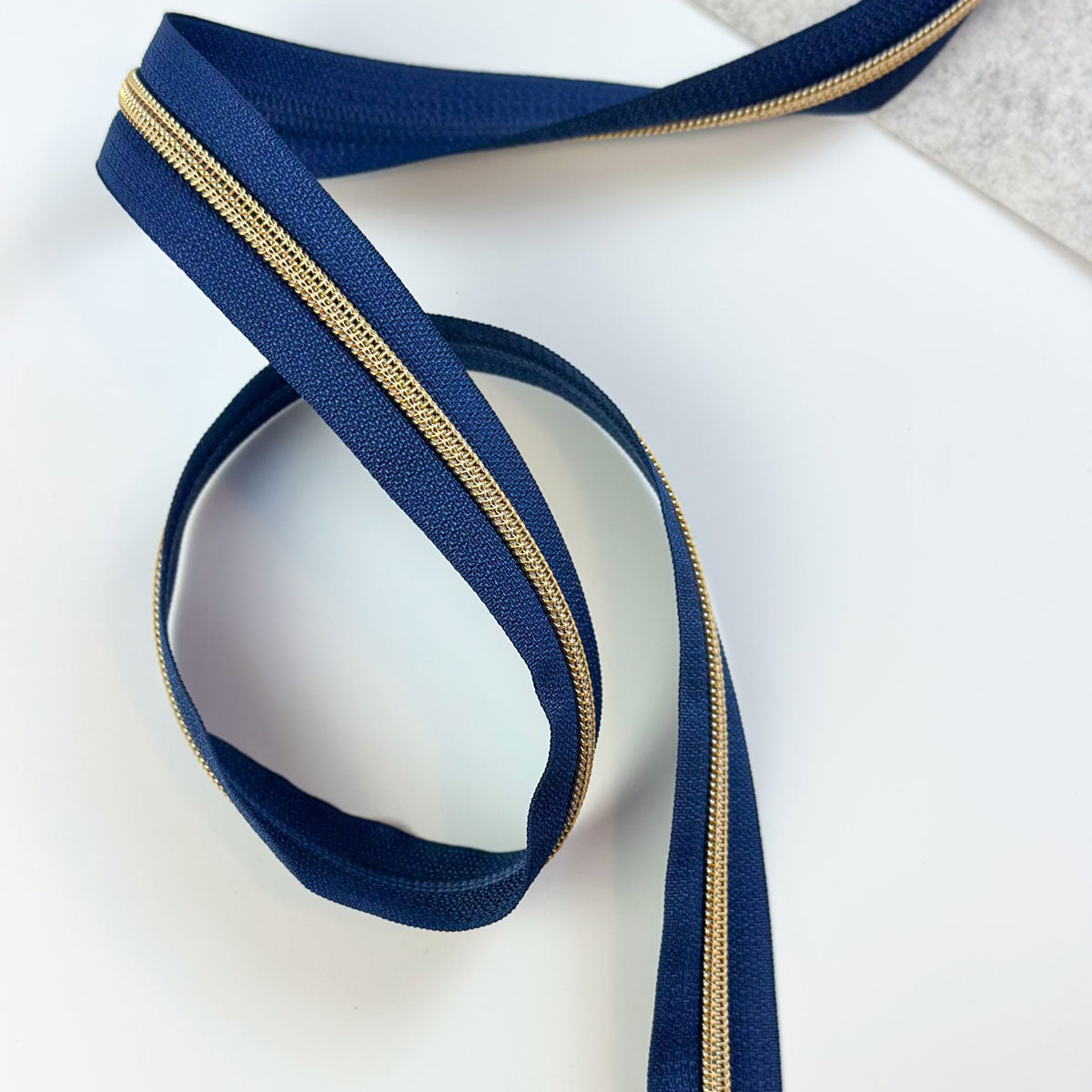 Reißverschluss Endlos Lazulli Blue Gold