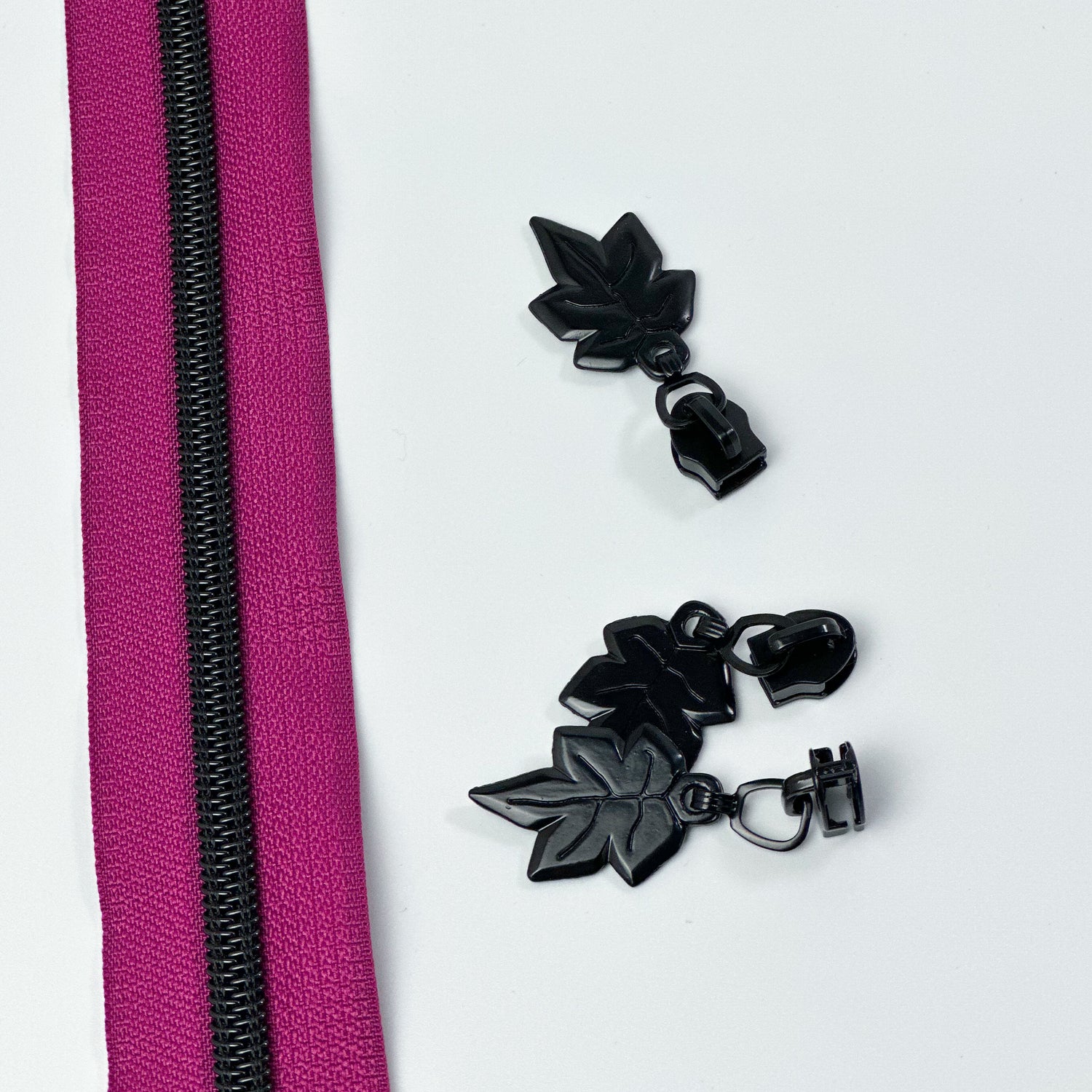 Blatt Zipper für Nylonreisverschlüsse