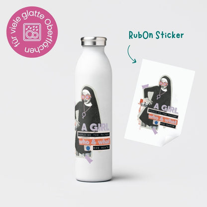 Rub-On Sticker &quot;Girl&quot;