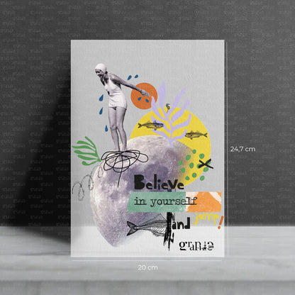 Believe in yourself Bügelbild - Graphic Jam 