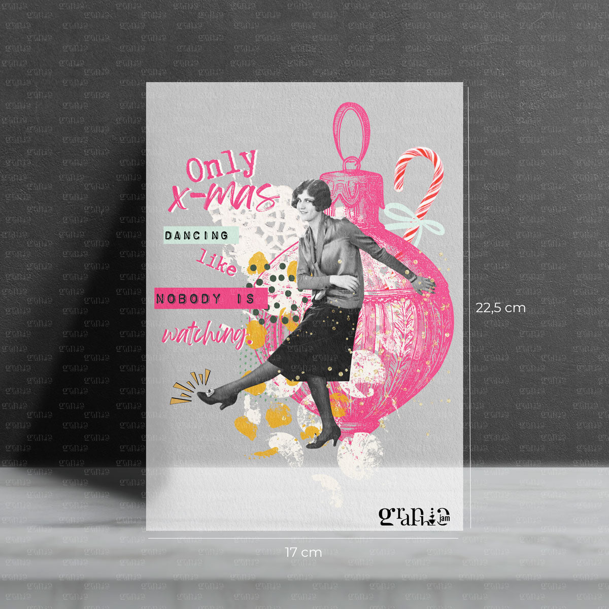 Bügelbild Dancing like nobody watching | X-Mas Special