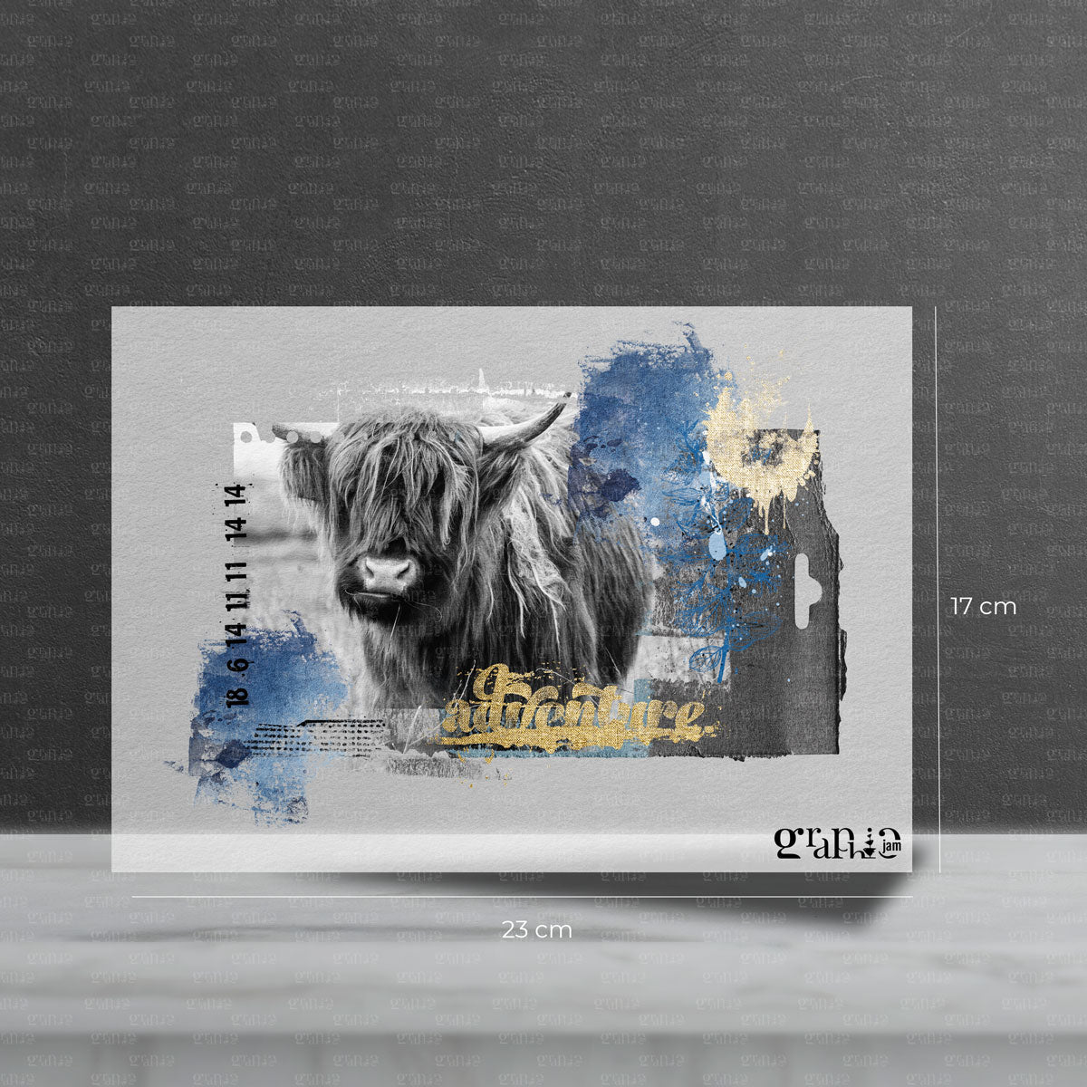 Bügelbild Yak - Adventure