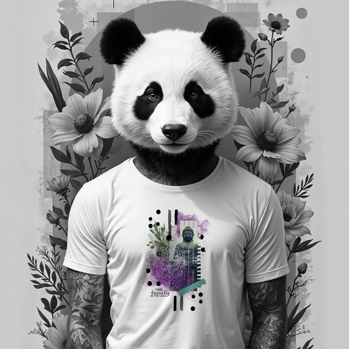 Bügelbild Buddha – Find Beauty in the Usual | Graphic Jam