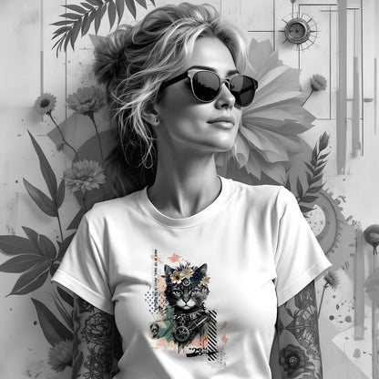 Bügelbild Cat Grace | Steampunk Animals