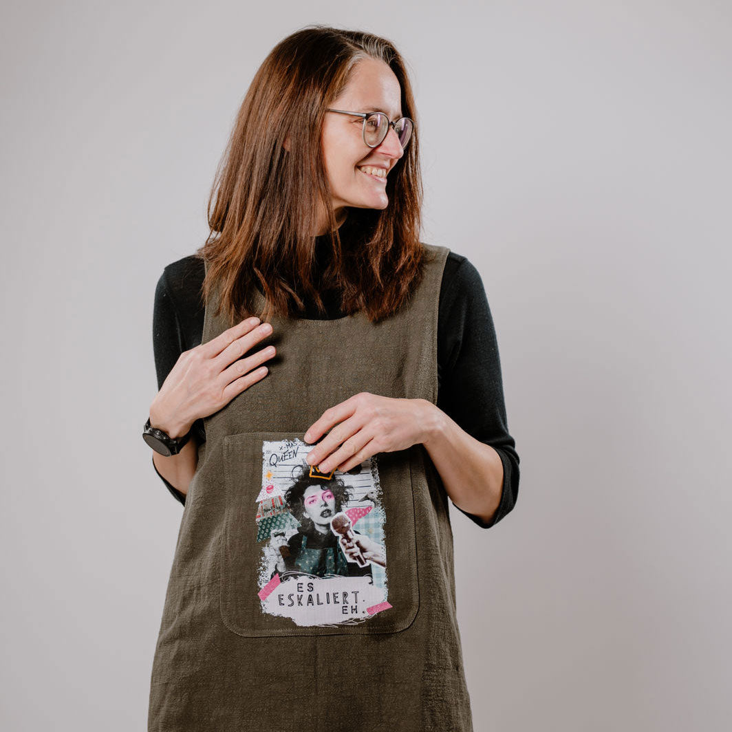 Bügelbild Es eskaliert eh | X-Mas Special