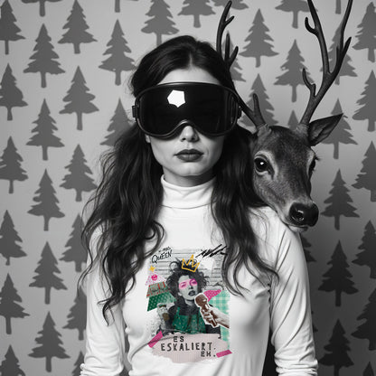 Bügelbild Es eskaliert eh | X-Mas Special