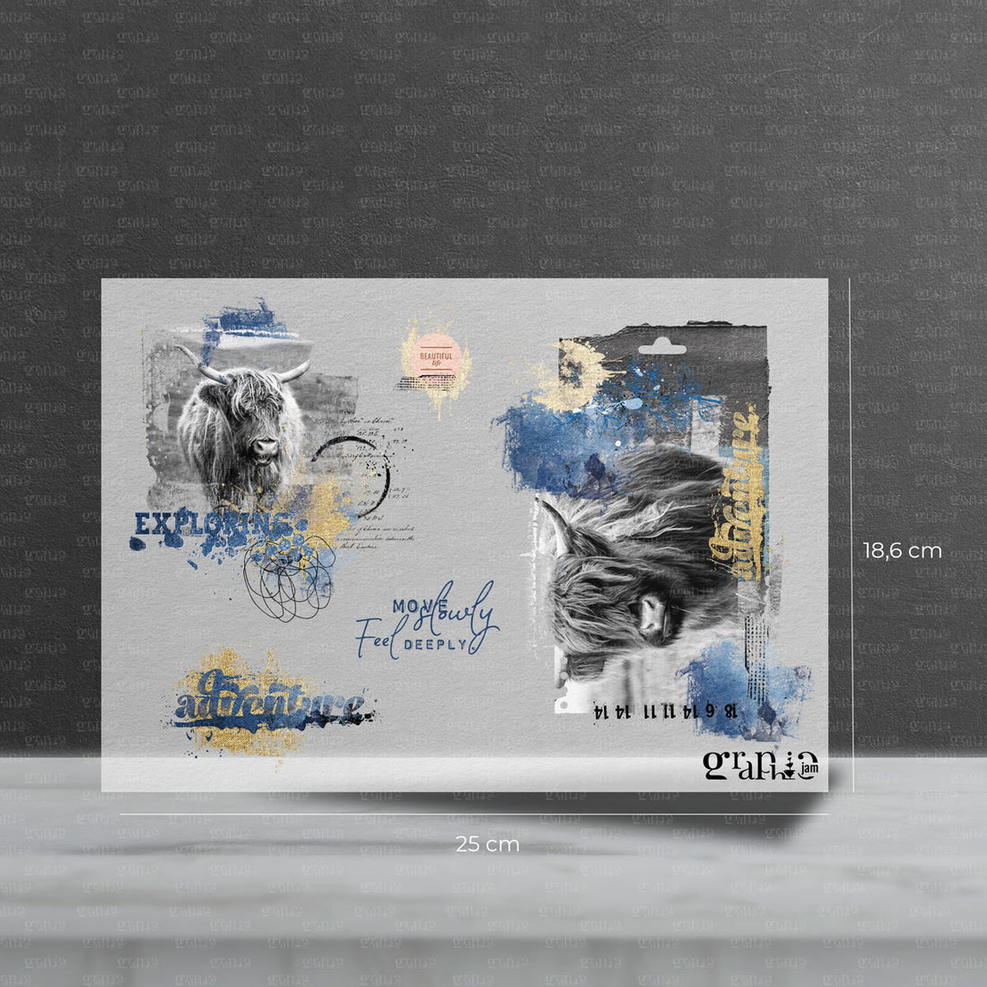 Bügelbild Set - Yak Adventures