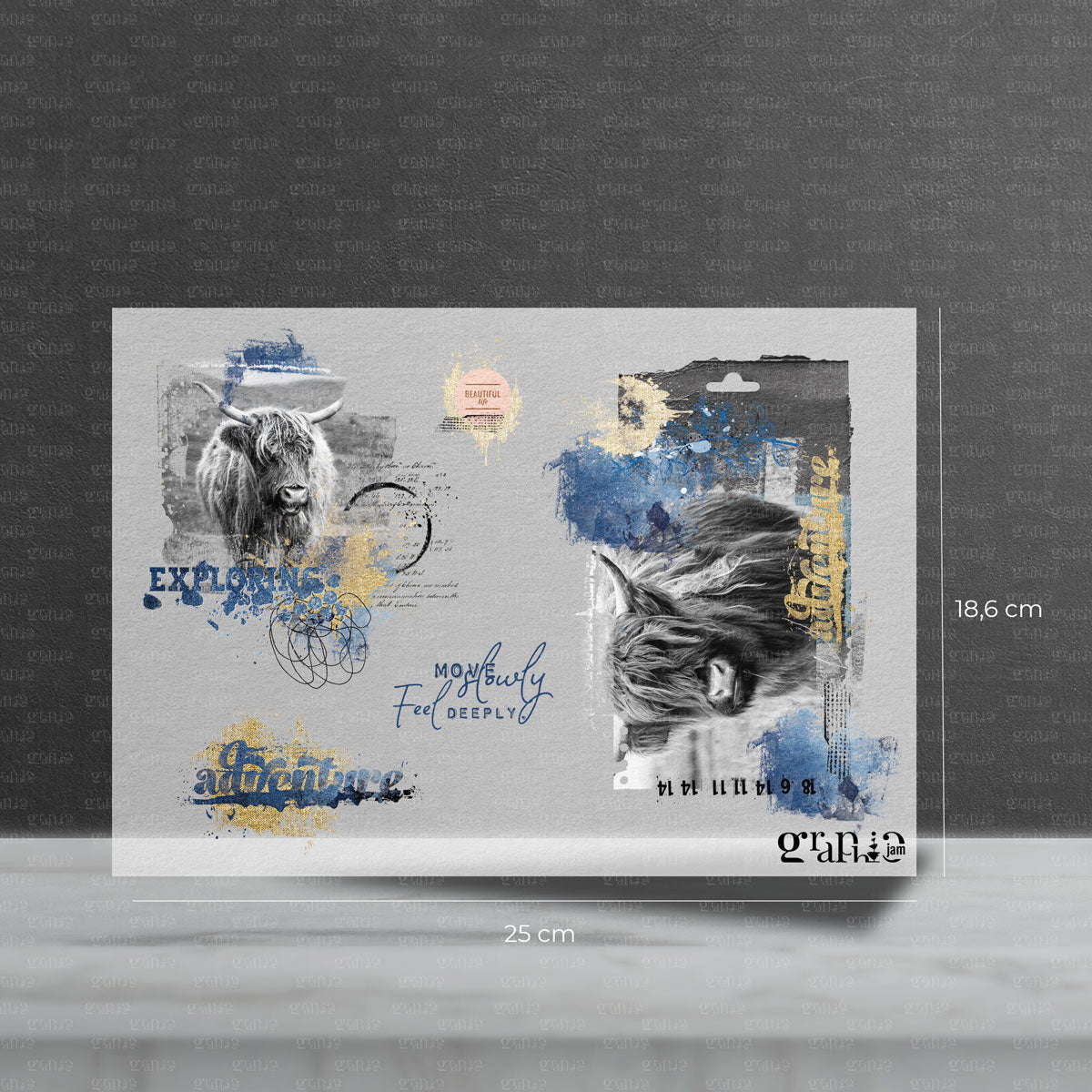 Bügelbild Set - Yak Adventures