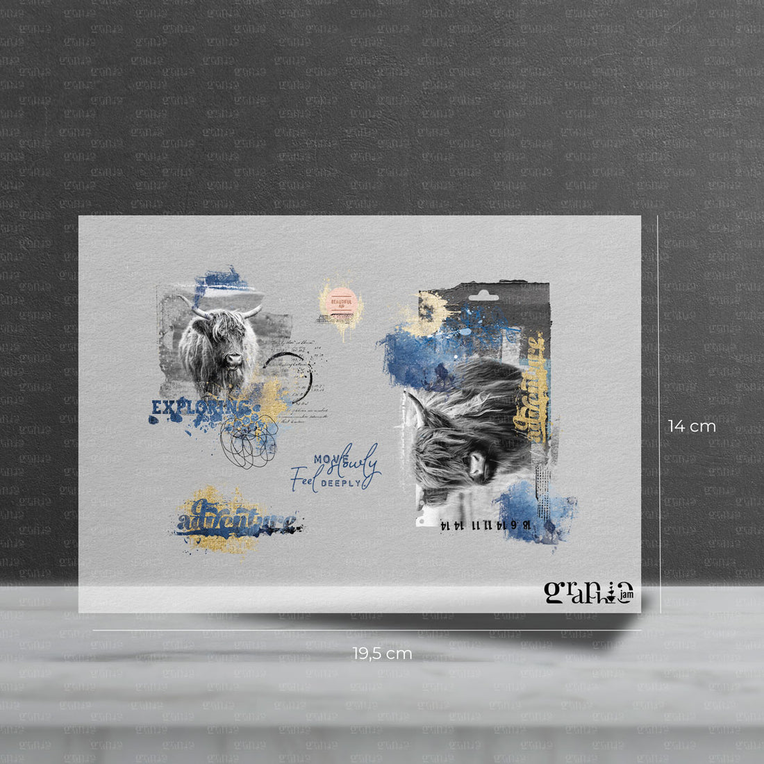 Bügelbild Set - Yak Adventures