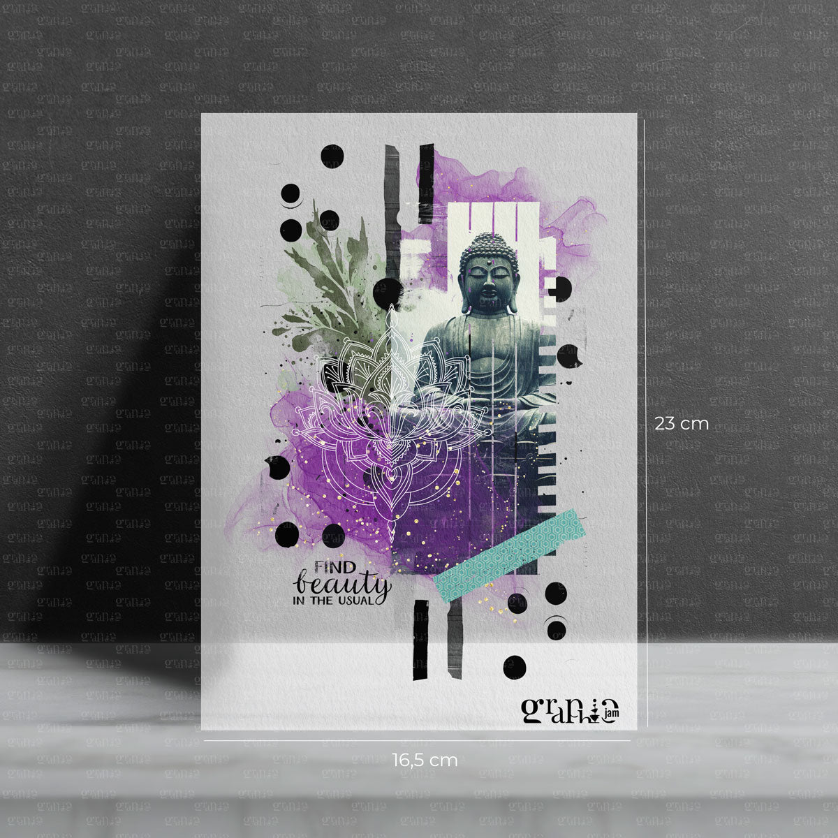 Bügelbild Buddha – Find Beauty in the Usual | Graphic Jam