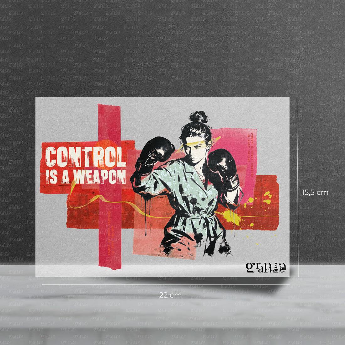 Bügelbild  "Iconic fighter"