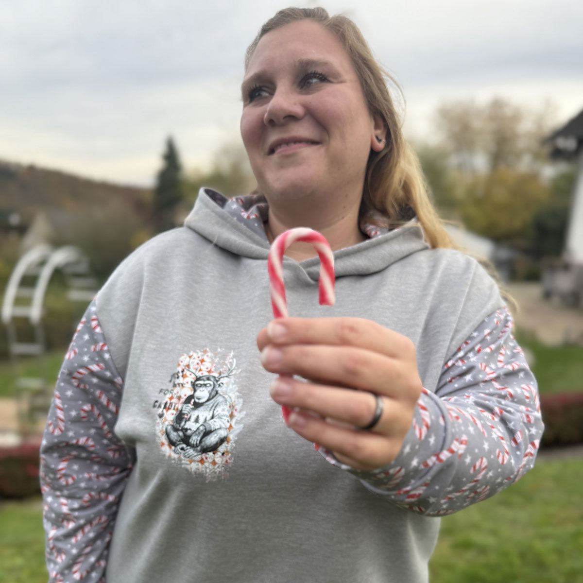 Bügelbild Moody Christmas Monkey | X-Mas Special