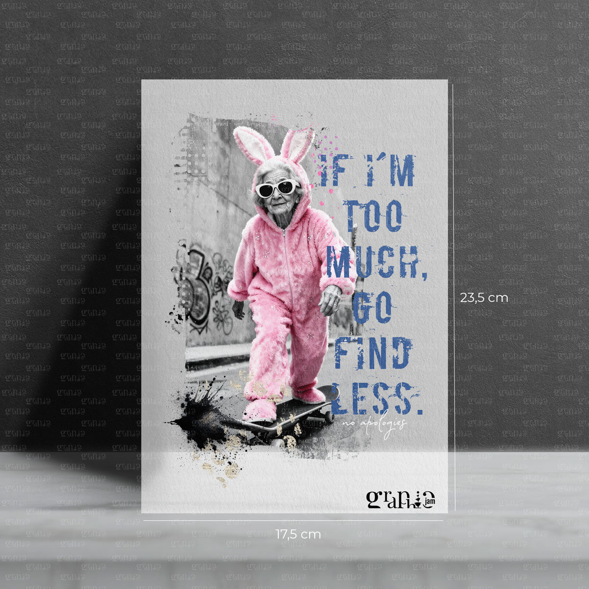 Bügelbild  „No Apologies“