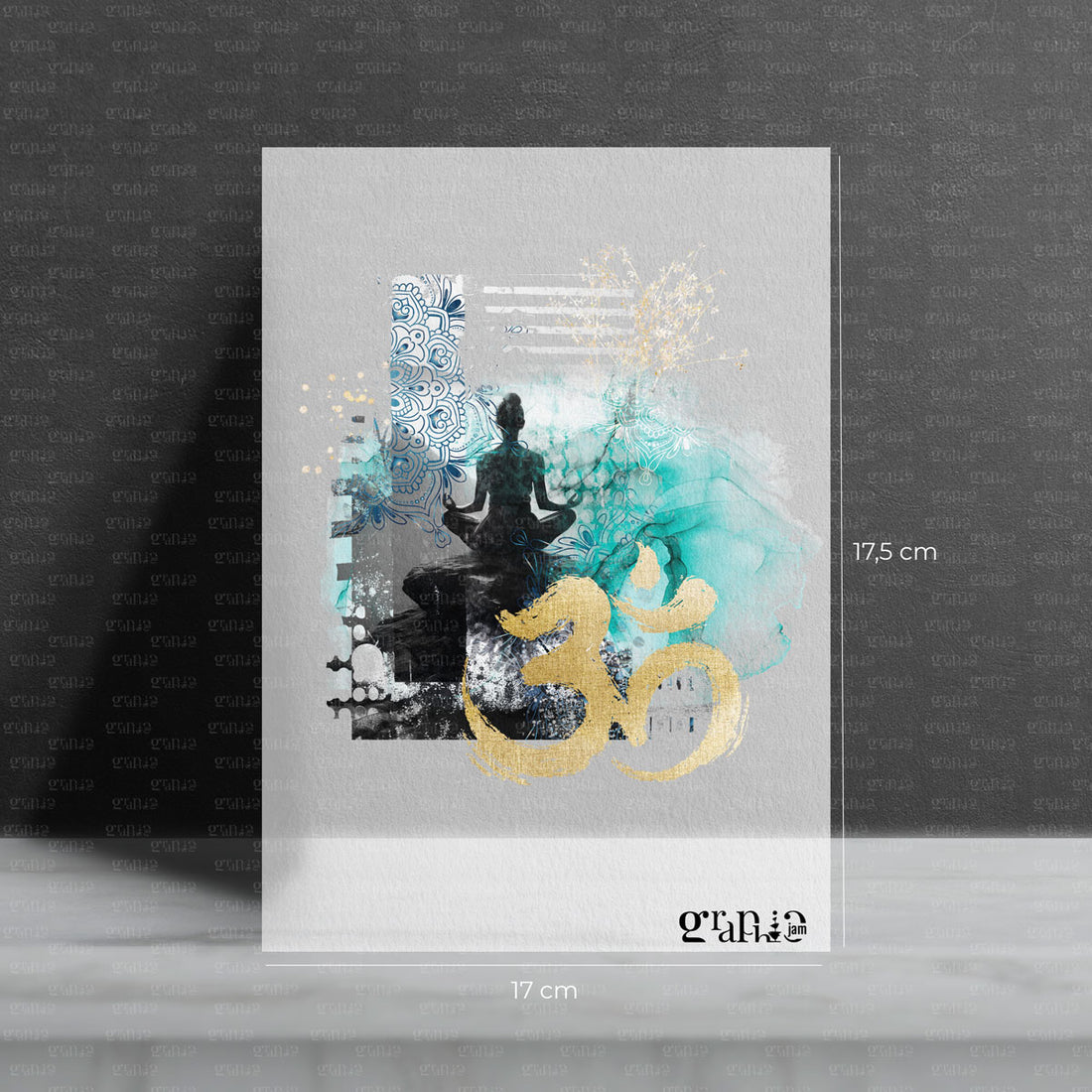 Bügelbild Yoga Meditation