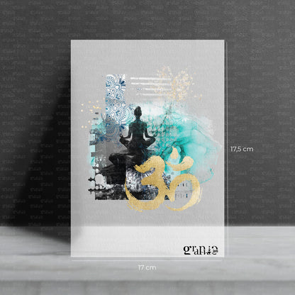 Bügelbild Yoga Meditation