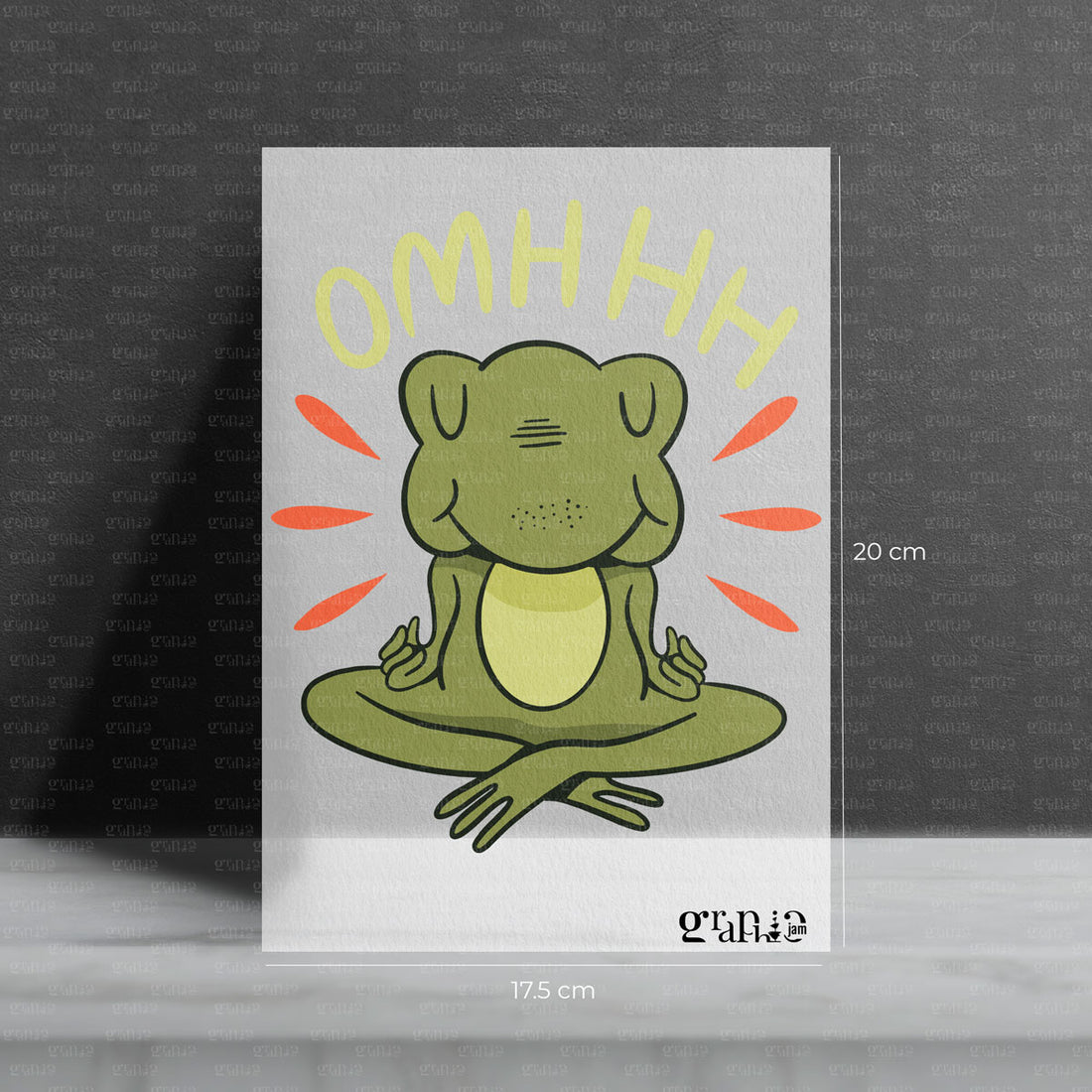 Bügelbild „OMHHH Frog“