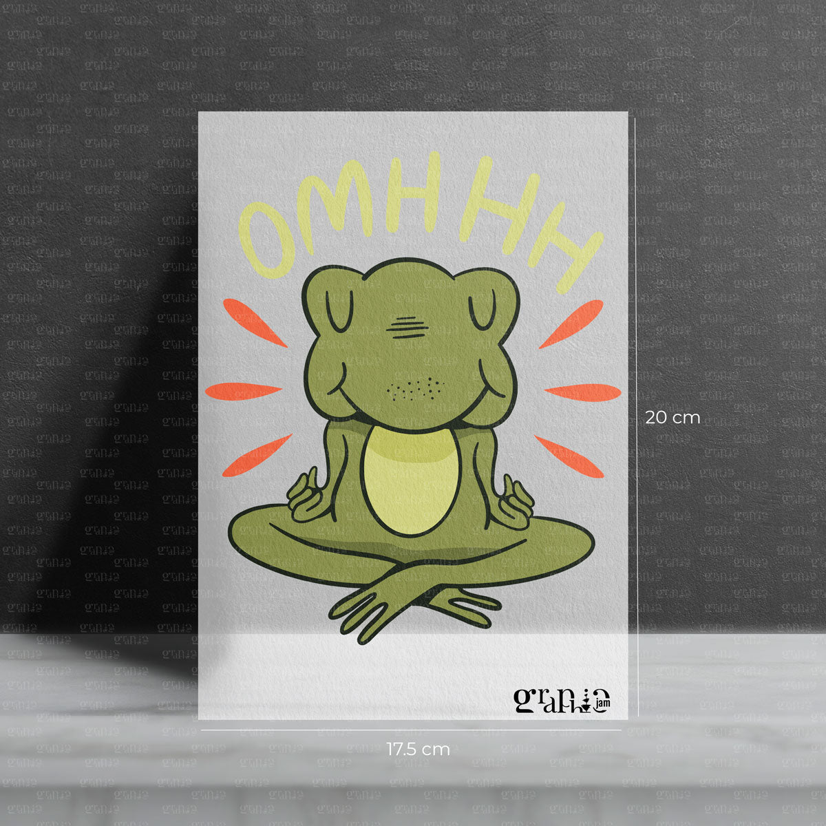 Bügelbild „OMHHH Frog“
