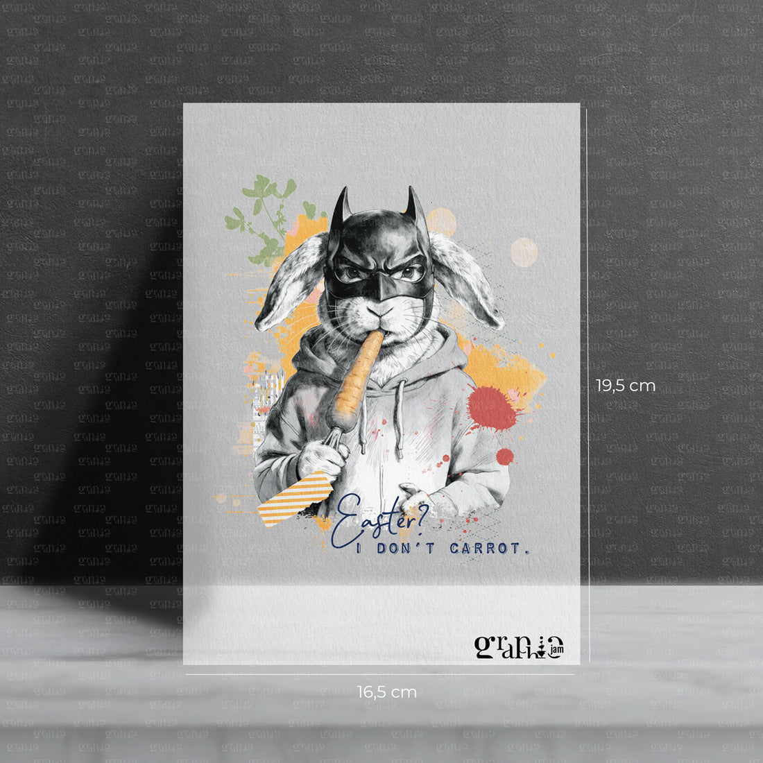 Oster illustration - moody rabbit
