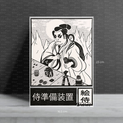 Bügelbild „Samurai Photographer“