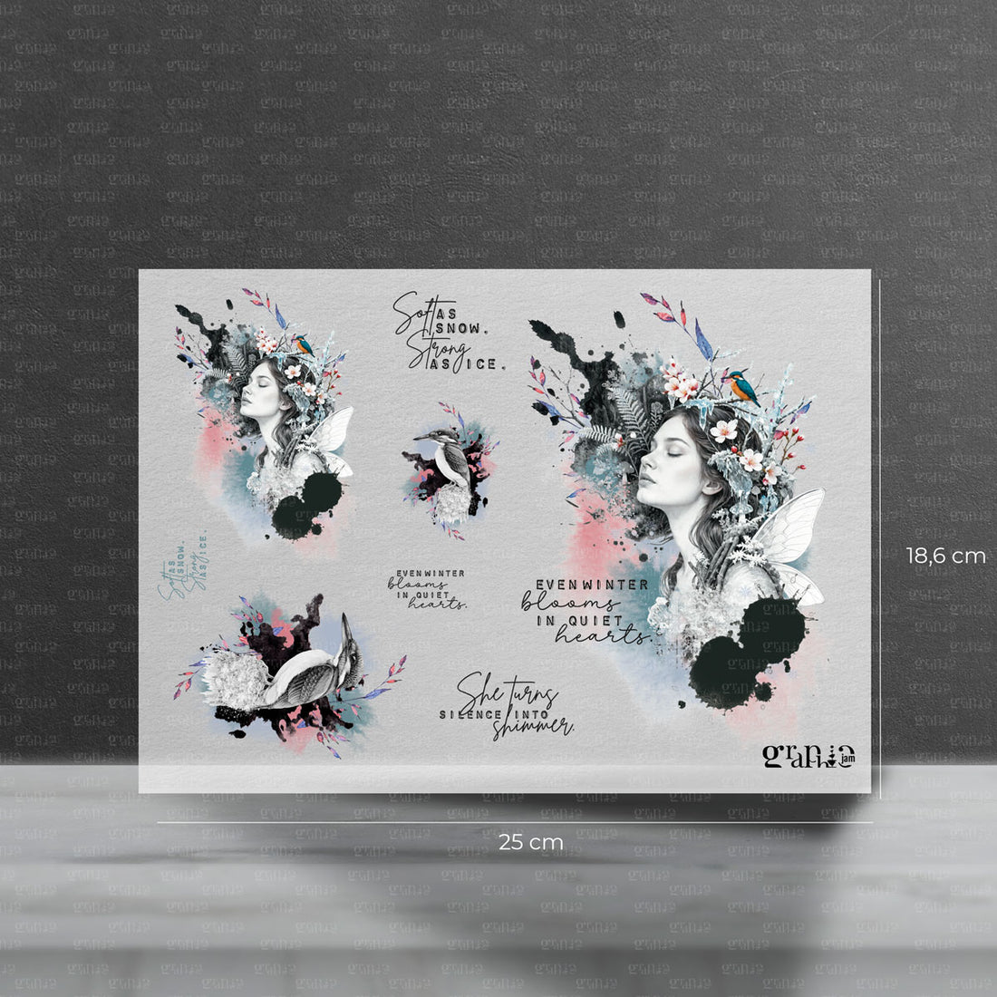 Bügelbild Set - Eisvogel | Pocket Stories