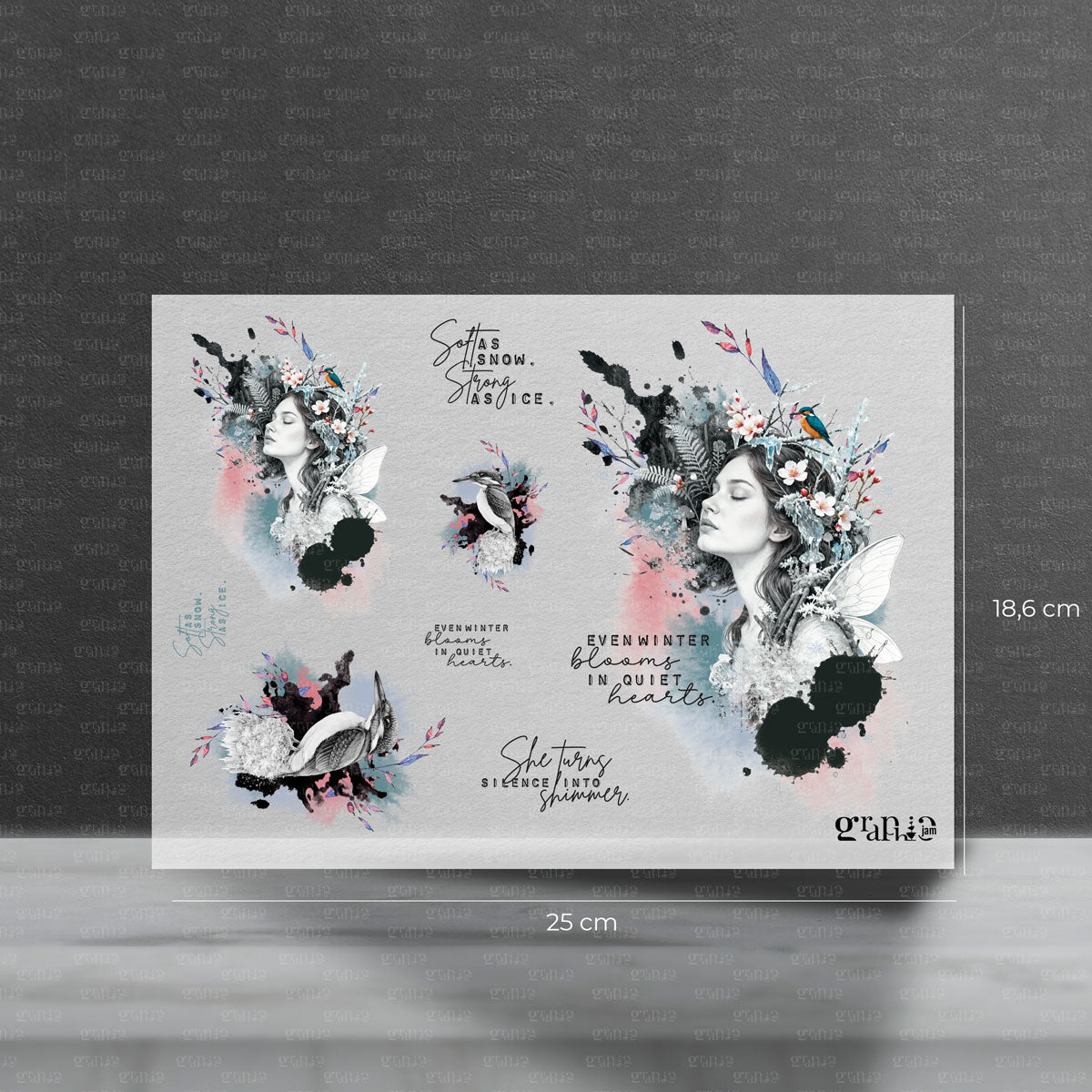 Bügelbild Set - Eisvogel | Pocket Stories