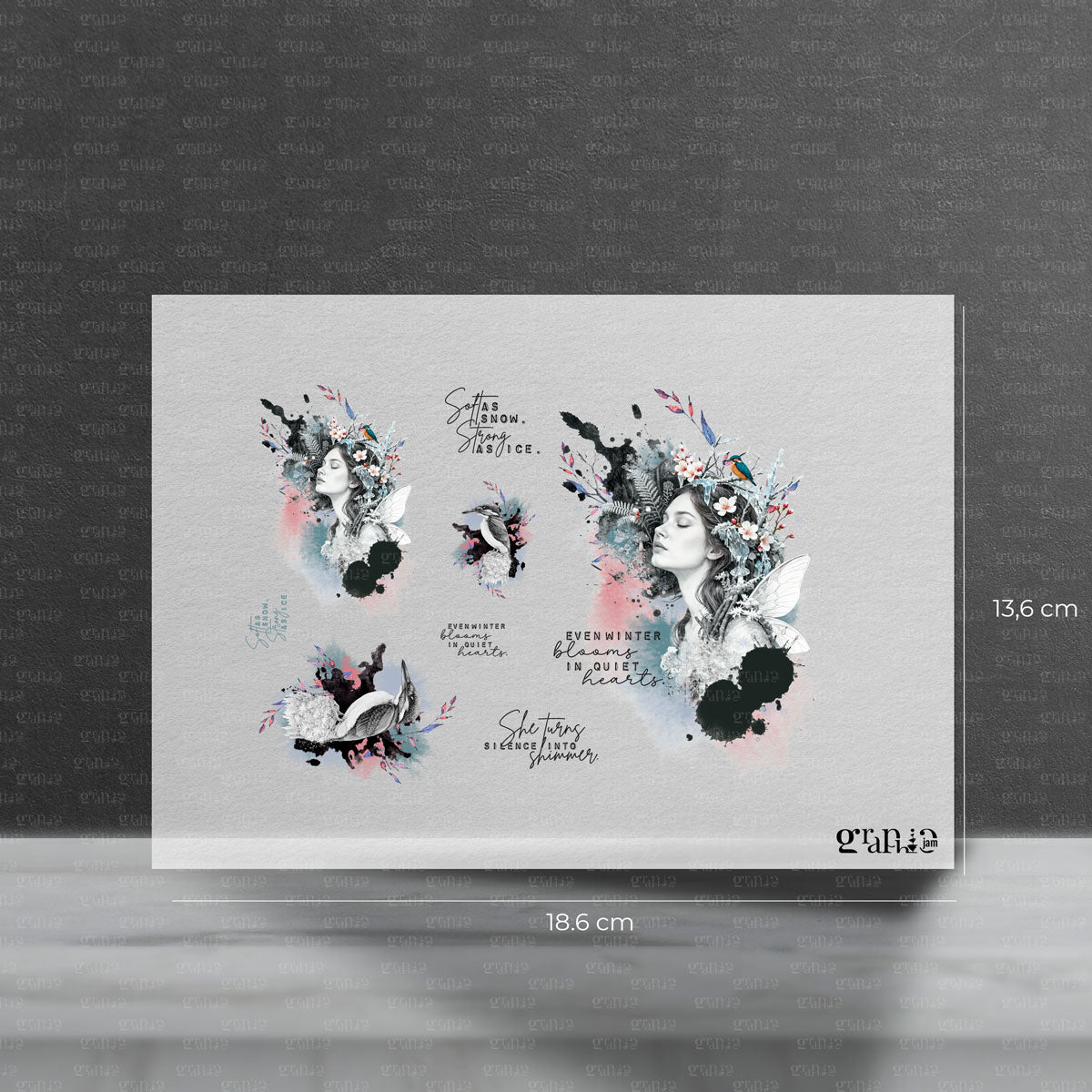 Bügelbild Set - Eisvogel | Pocket Stories