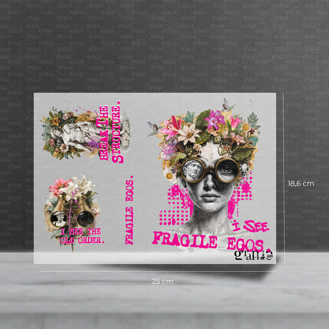 Bügelbild Set "Fragile Egos"