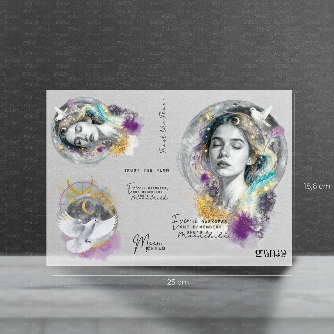 Bügelbild Set - Moonchild | Pocket Stories