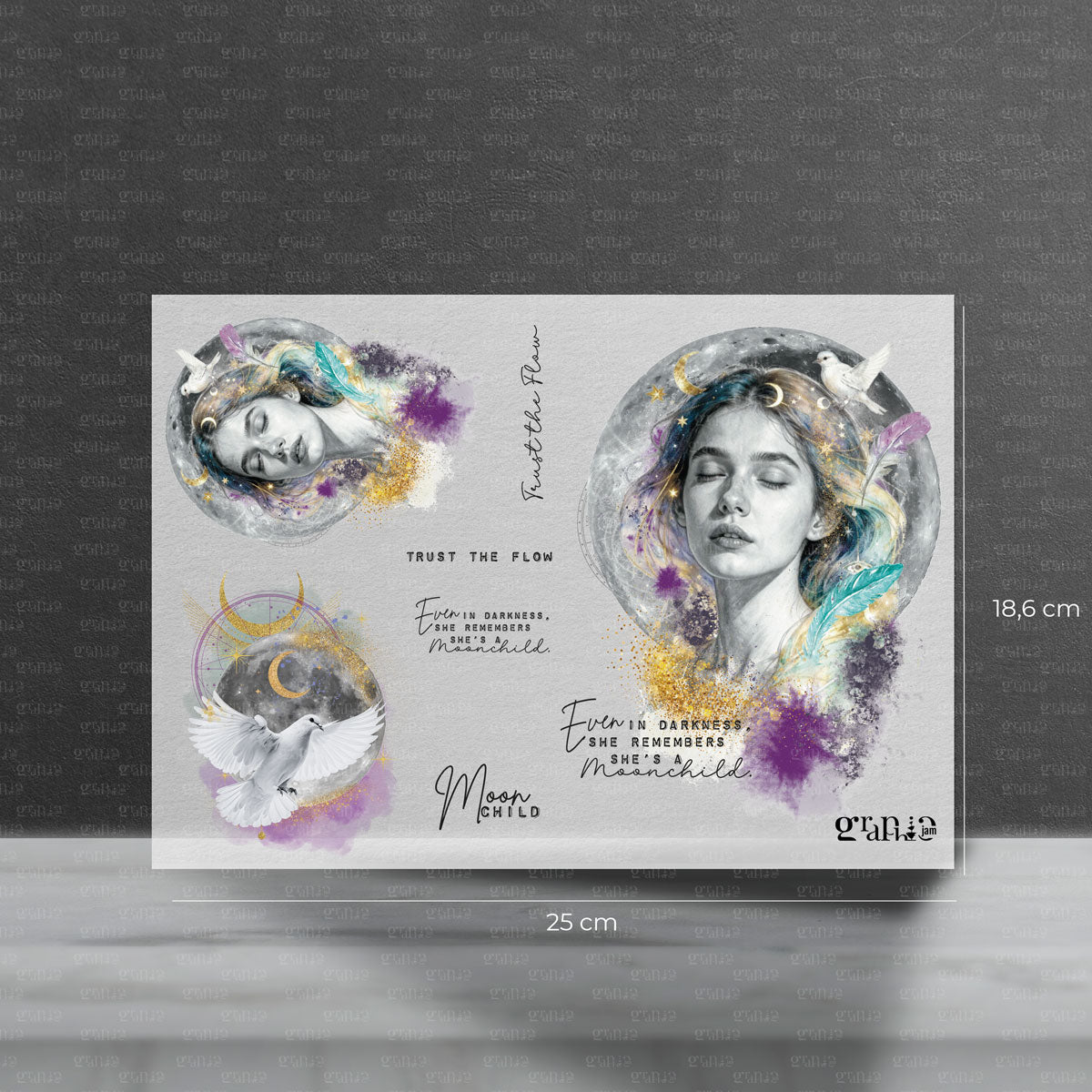 Bügelbild Set - Moonchild | Pocket Stories
