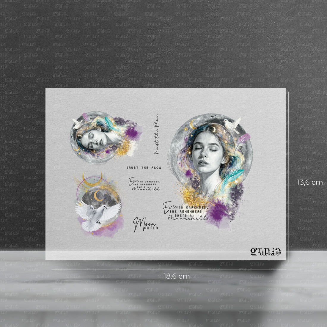 Bügelbild Set - Moonchild | Pocket Stories