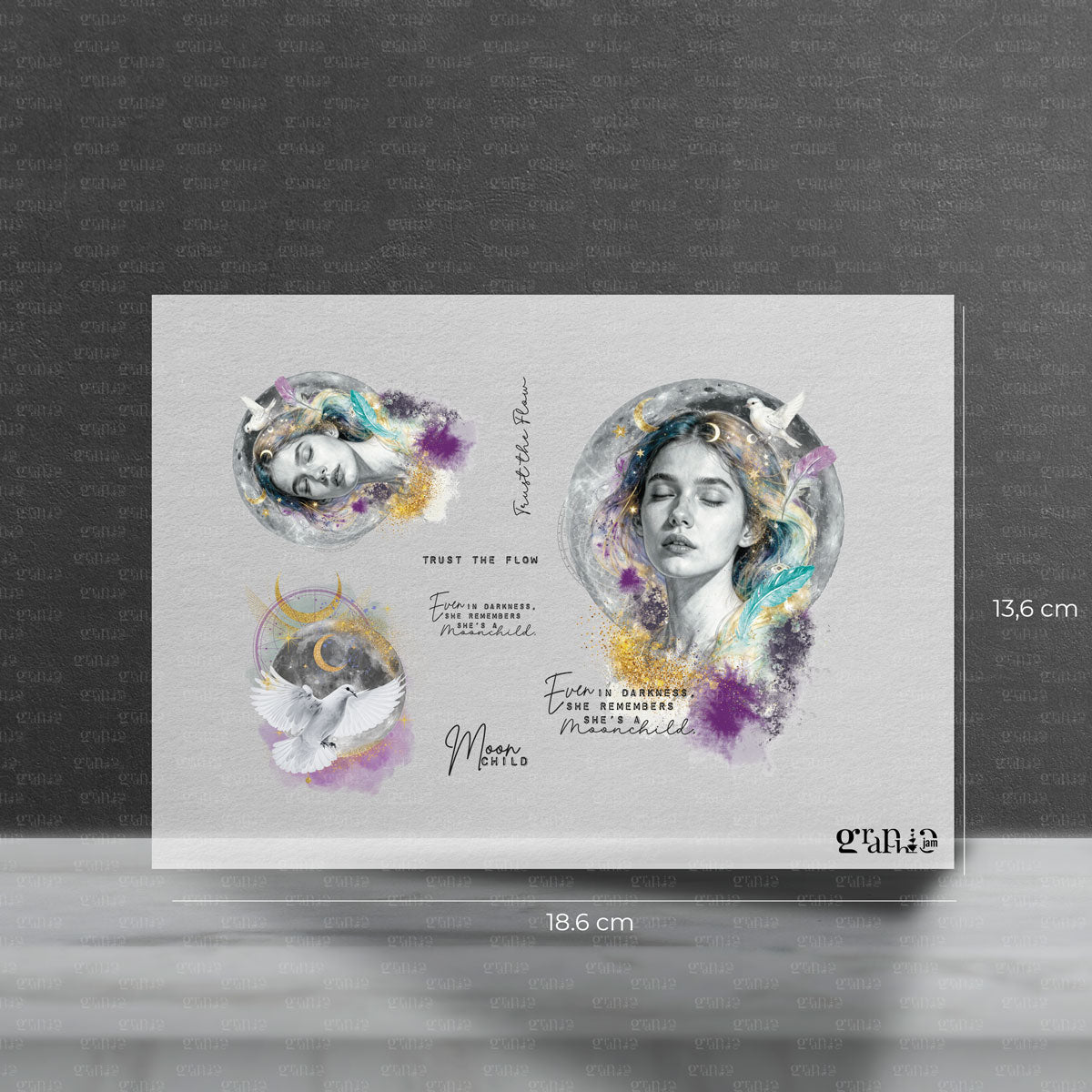 Bügelbild Set - Moonchild | Pocket Stories