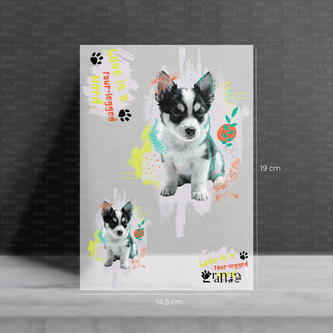 Bügelbild Cutie Dog - Bügelbild für Kinder (VB)