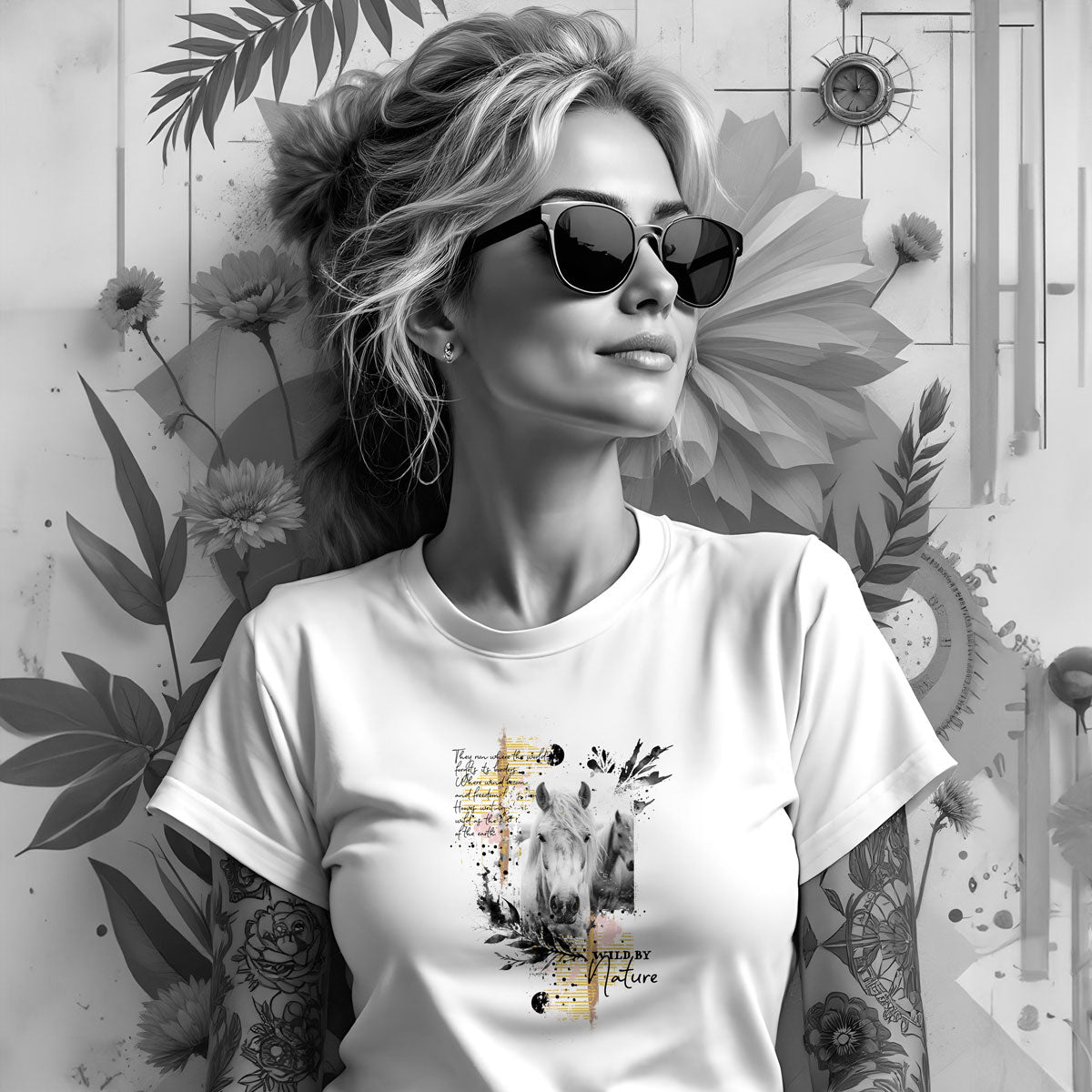 Bügelbild Pferde - Wild Horses