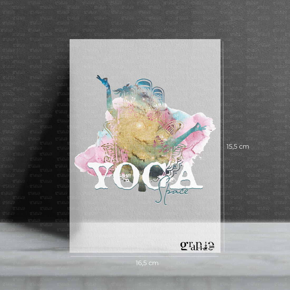 Bügelbild Yoga in my Space
