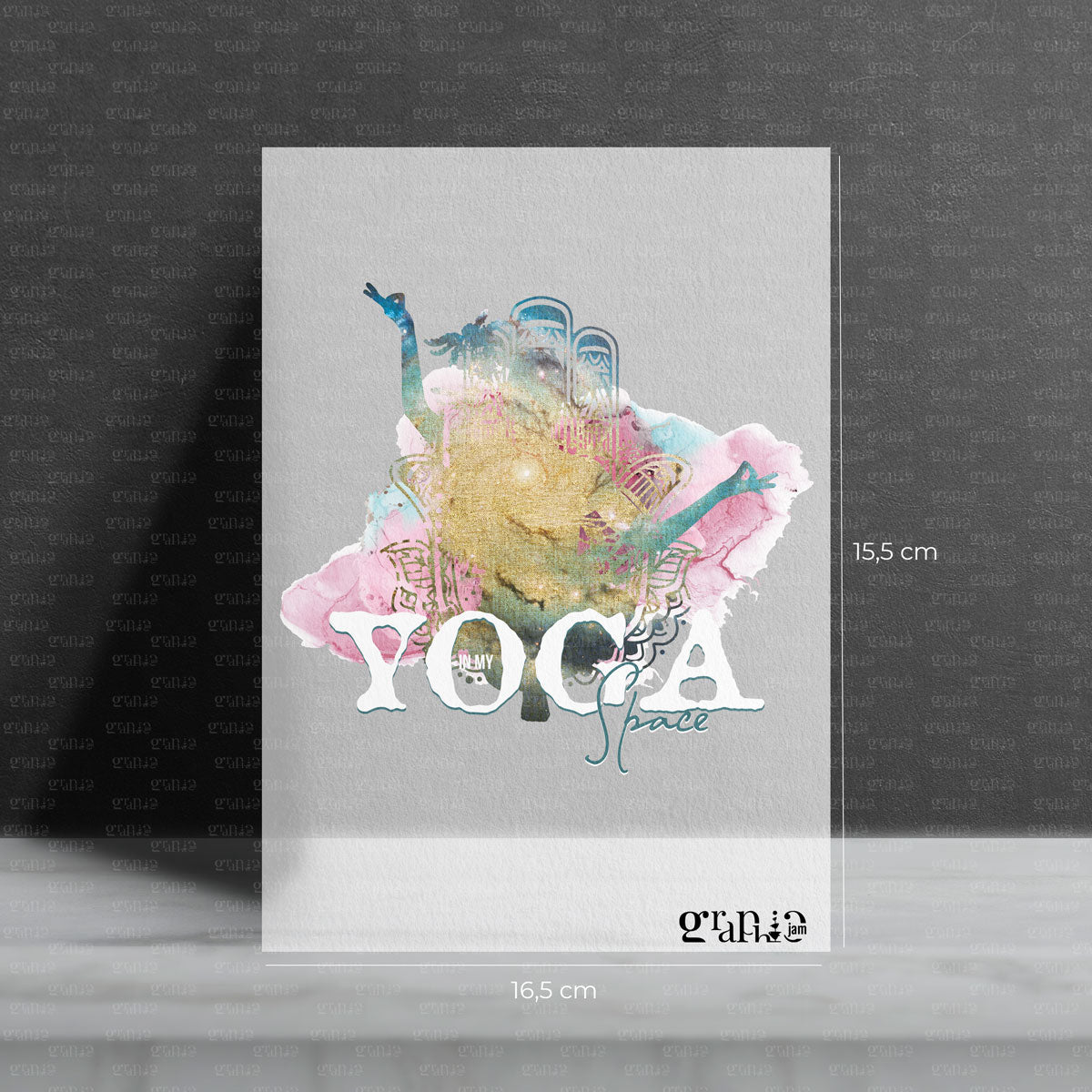 Bügelbild Yoga in my Space