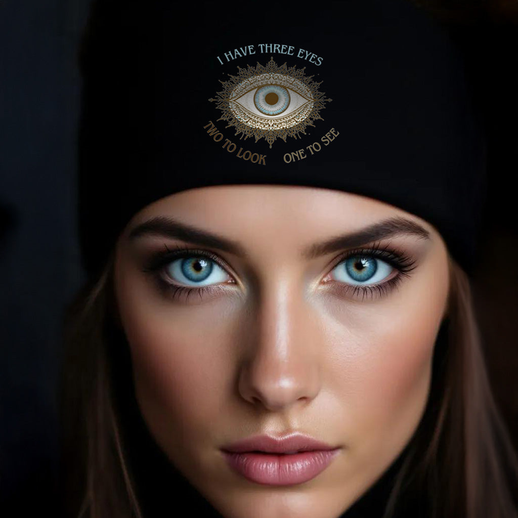 Bügelbild &quot;I Have Three Eyes – Two to Look, One to See&quot; - Graphic Jam 
