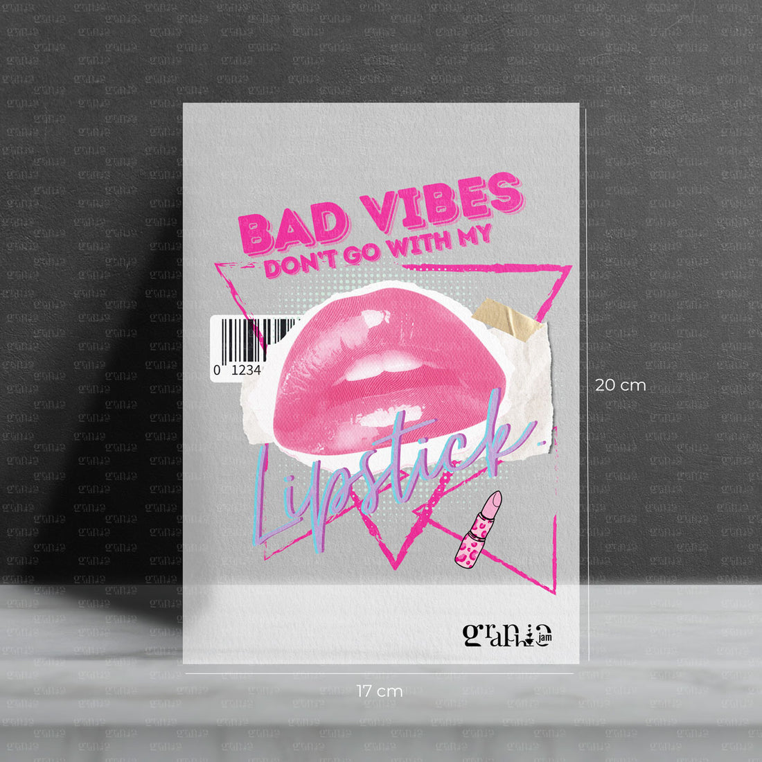 bad vibes lustiges Bügelbild mit spruch

