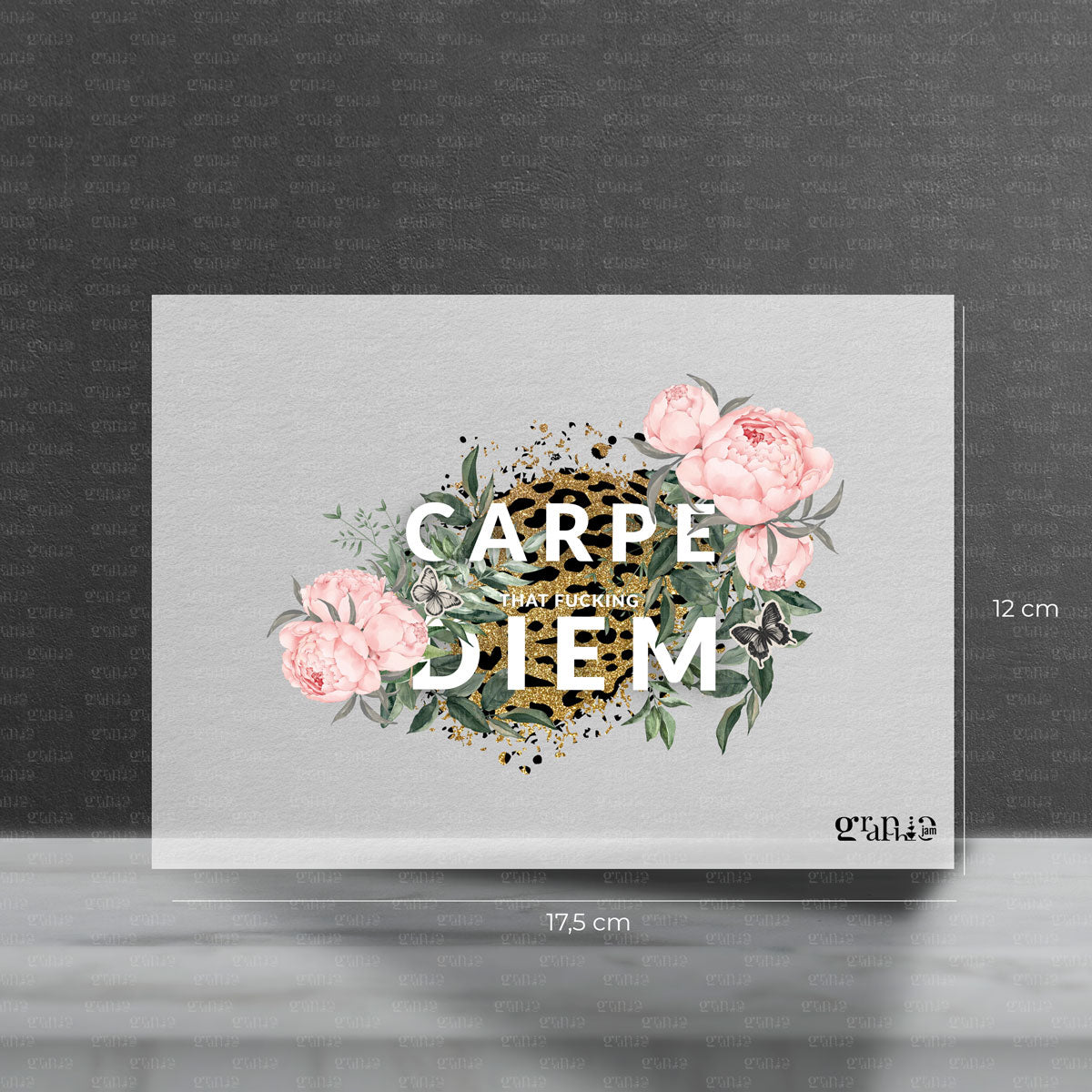 Bügelbild Carpe Diem