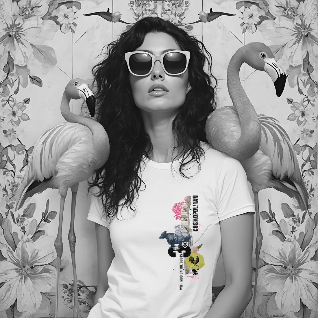 Bügelbild  "COSMOPOLITAN"