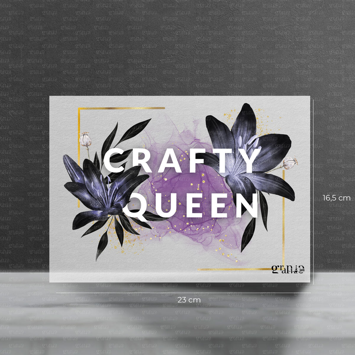 Bügelbild Crafty Queen