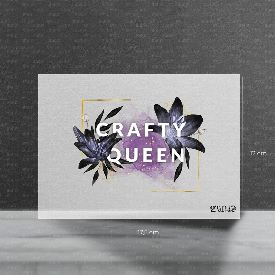 Bügelbild Crafty Queen