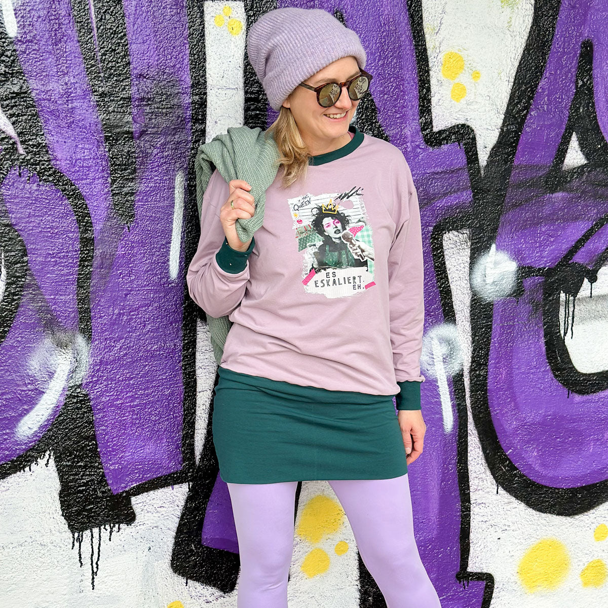 Bügelbild Es eskaliert eh | X-Mas Special