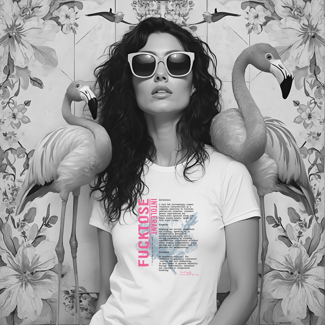 Bügelbild  "Fucktose Intolerant"