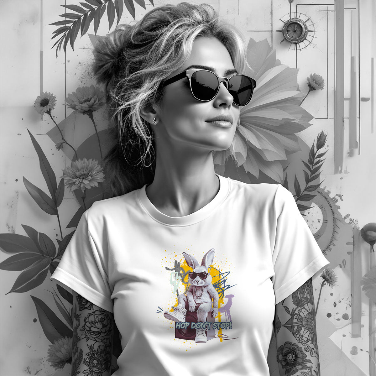Streetware customisation mit Bügelbildern