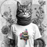 Bügelbild Indiscotabel - Graphic Jam 