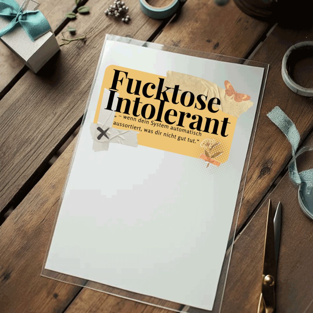 Spruch Bügelbild für Erwachsene