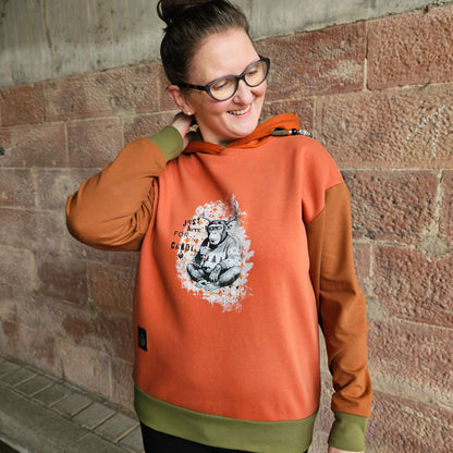 Bügelbild Moody Christmas Monkey | X-Mas Special