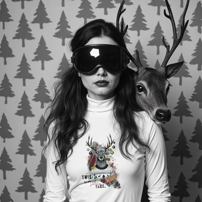 Bügelbild Moody Christmas Deer | X-Mas Special