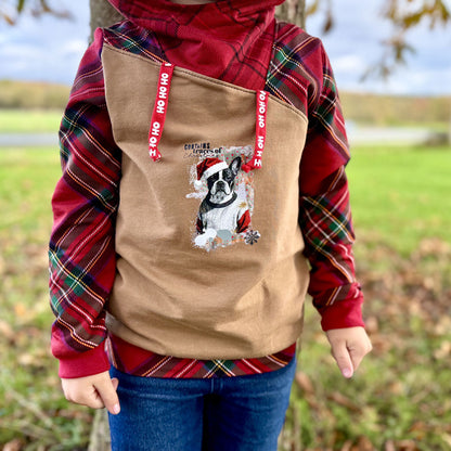 Bügelbild Moody Christmas Dog | X-Mas Special